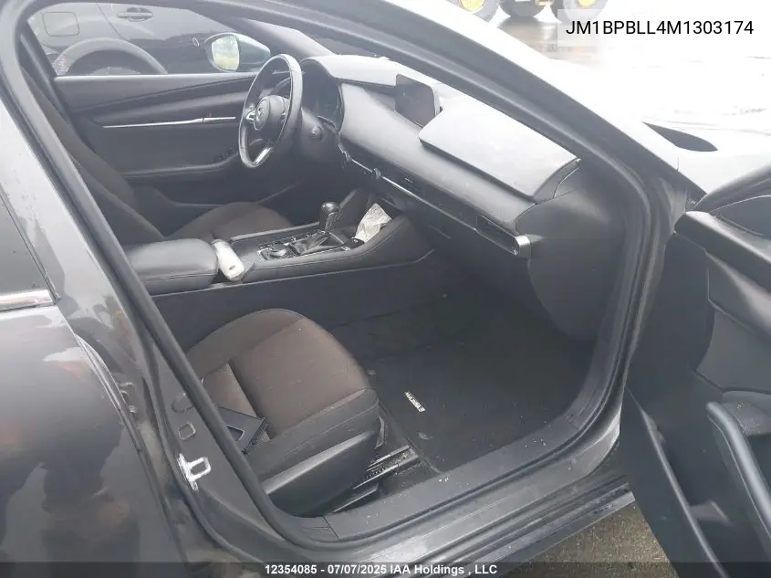 2021 Mazda Mazda3 Gs VIN: JM1BPBLL4M1303174 Lot: 12354085