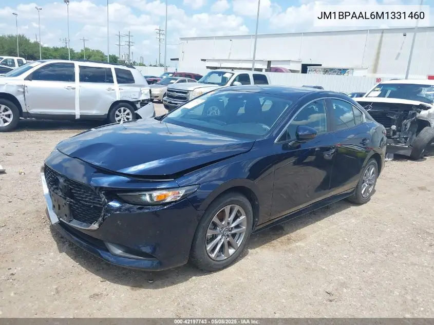 2021 Mazda Mazda3 2.5 S VIN: JM1BPAAL6M1331460 Lot: 42197743