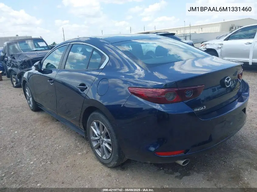 2021 Mazda Mazda3 2.5 S VIN: JM1BPAAL6M1331460 Lot: 42197743