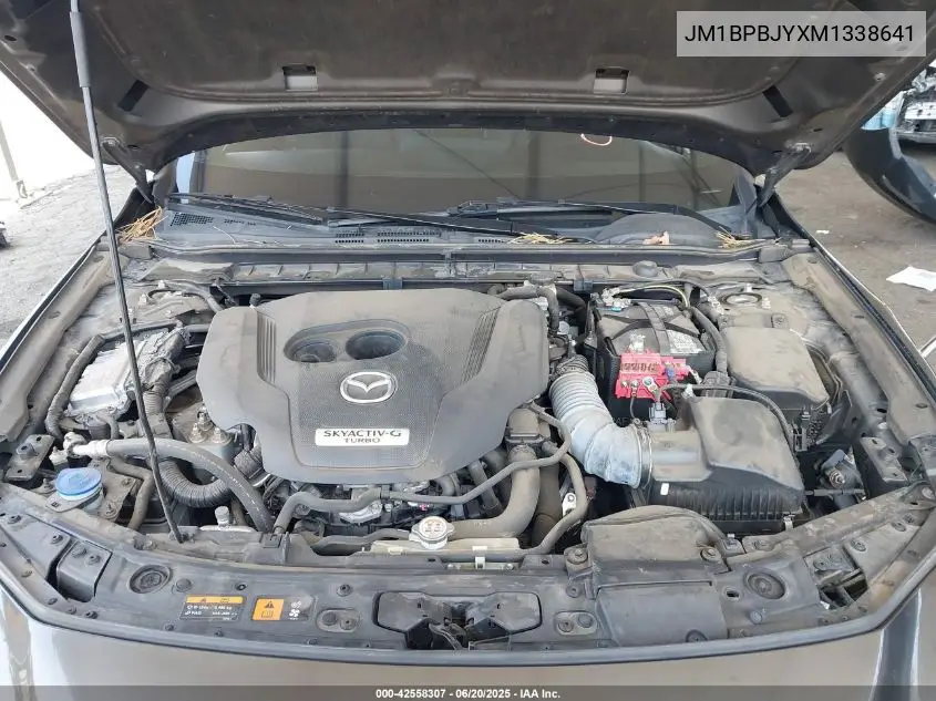 2021 Mazda Mazda3 Hatchback 2.5 Turbo VIN: JM1BPBJYXM1338641 Lot: 42558307