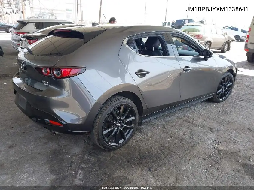 2021 Mazda Mazda3 Hatchback 2.5 Turbo VIN: JM1BPBJYXM1338641 Lot: 42558307