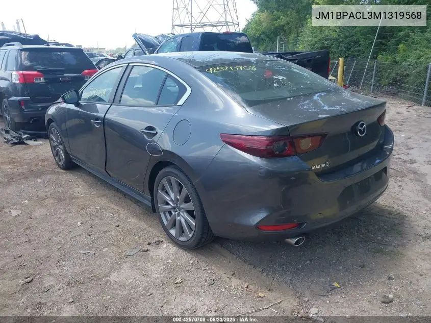 2021 Mazda Mazda3 Preferred VIN: JM1BPACL3M1319568 Lot: 42570708