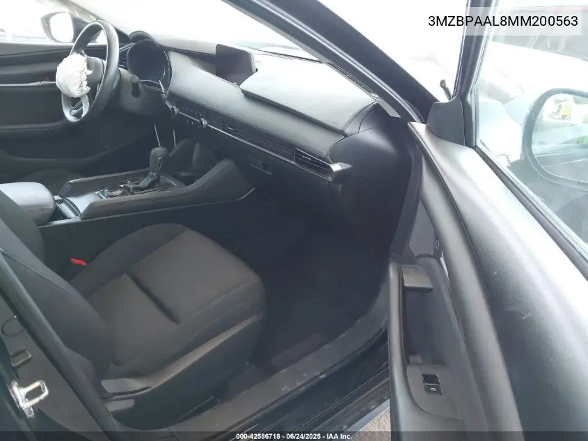 2021 Mazda Mazda3 2.5 S VIN: 3MZBPAAL8MM200563 Lot: 42586718