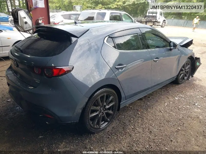2021 Mazda Mazda3 Hatchback 2.5 Turbo Premium Plus VIN: JM1BPBNY6M1320437 Lot: 42668300