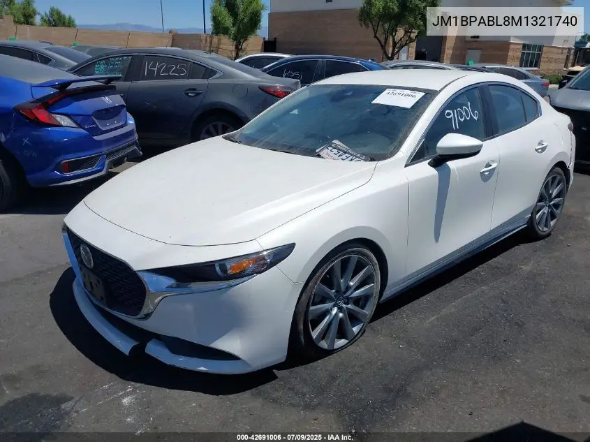 2021 Mazda Mazda3 Select VIN: JM1BPABL8M1321740 Lot: 42691006