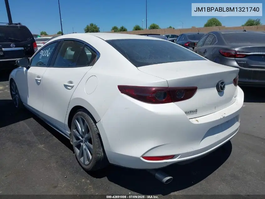 2021 Mazda Mazda3 Select VIN: JM1BPABL8M1321740 Lot: 42691006