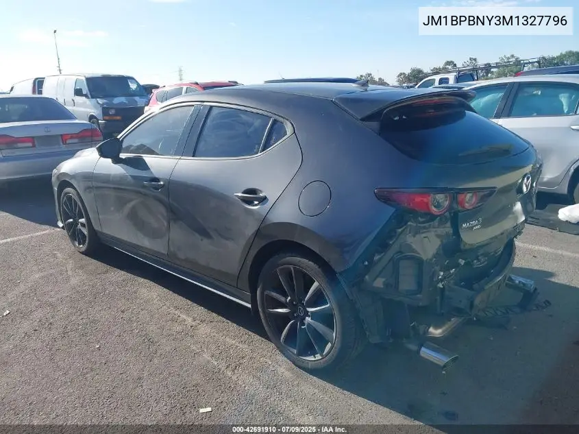 2021 Mazda Mazda3 Hatchback 2.5 Turbo Premium Plus VIN: JM1BPBNY3M1327796 Lot: 42691910