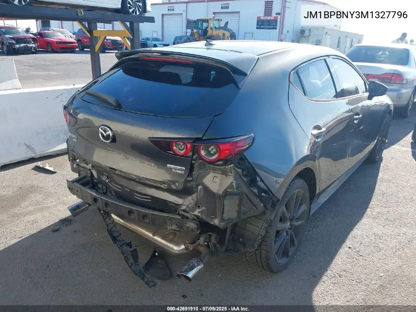 2021 Mazda Mazda3 Hatchback 2.5 Turbo Premium Plus VIN: JM1BPBNY3M1327796 Lot: 42691910
