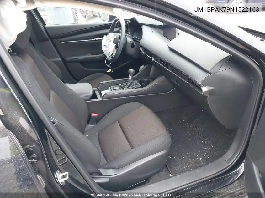 2022 Mazda Mazda3 Gx VIN: JM1BPAK79N1522163 Lot: 12343268