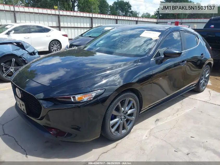 2022 Mazda Mazda3 Select VIN: JM1BPAKL5N1503137 Lot: 42567817