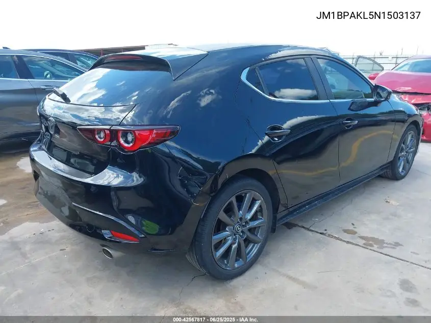 2022 Mazda Mazda3 Select VIN: JM1BPAKL5N1503137 Lot: 42567817