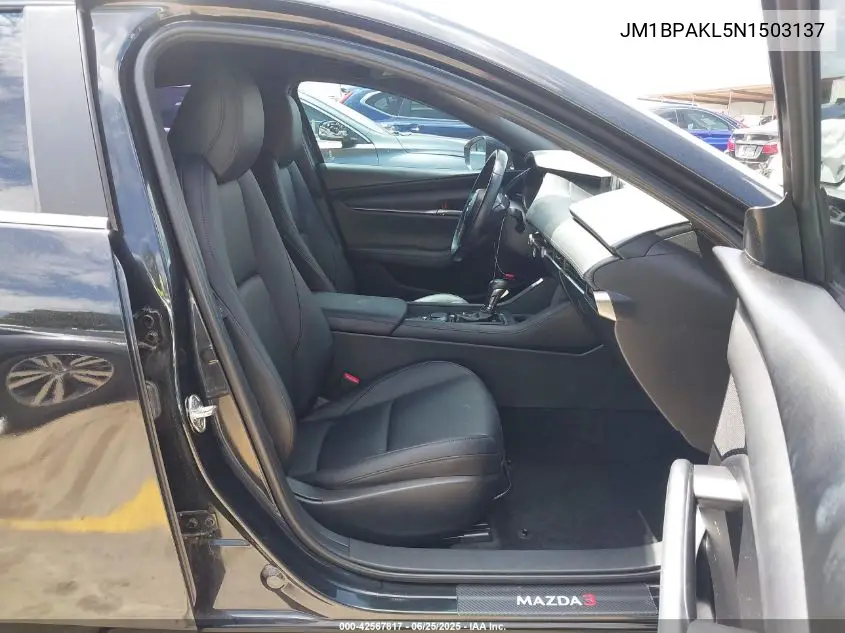2022 Mazda Mazda3 Select VIN: JM1BPAKL5N1503137 Lot: 42567817