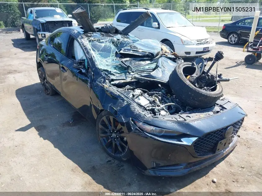 2022 Mazda Mazda3 Premium Plus VIN: JM1BPBEY0N1505231 Lot: 42590011