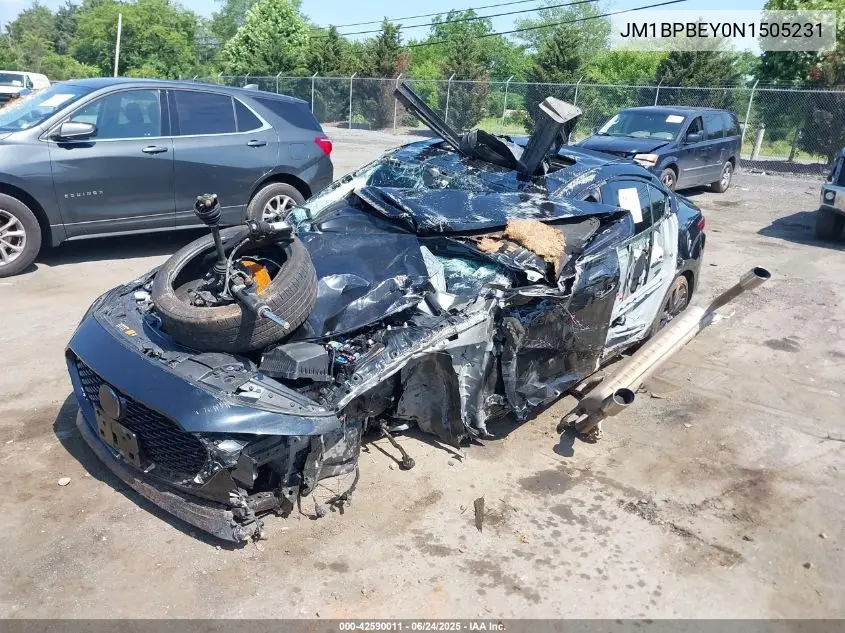2022 Mazda Mazda3 Premium Plus VIN: JM1BPBEY0N1505231 Lot: 42590011
