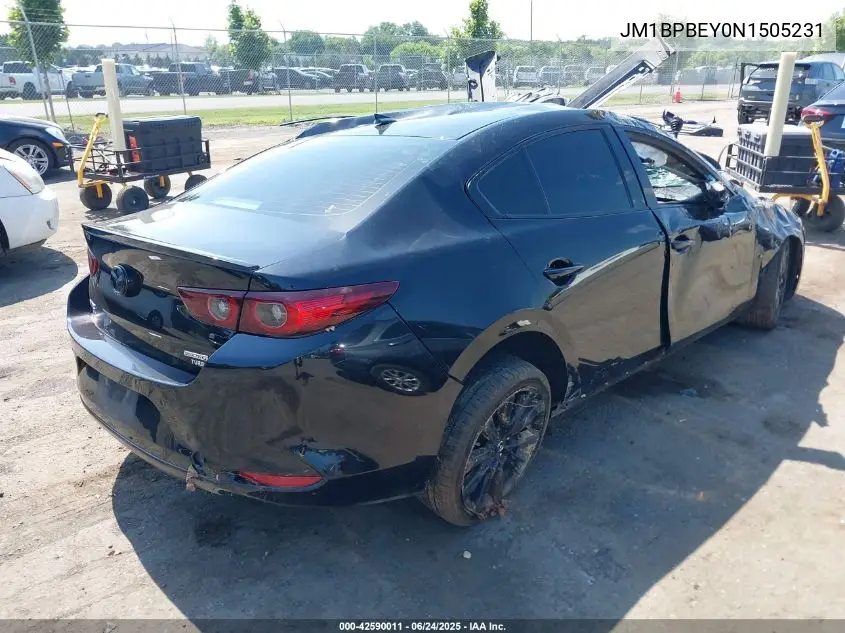 2022 Mazda Mazda3 Premium Plus VIN: JM1BPBEY0N1505231 Lot: 42590011