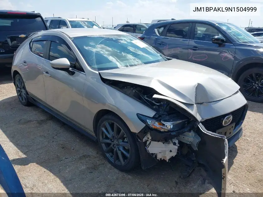 2022 Mazda Mazda3 Select VIN: JM1BPAKL9N1504999 Lot: 42673396