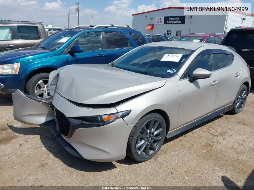 2022 Mazda Mazda3 Select VIN: JM1BPAKL9N1504999 Lot: 42673396