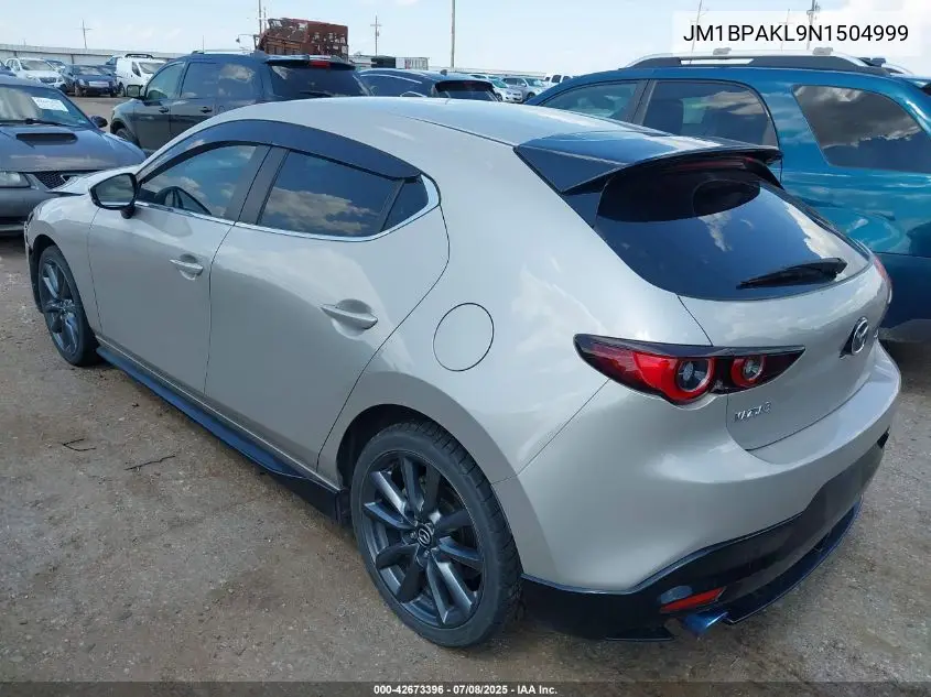 2022 Mazda Mazda3 Select VIN: JM1BPAKL9N1504999 Lot: 42673396