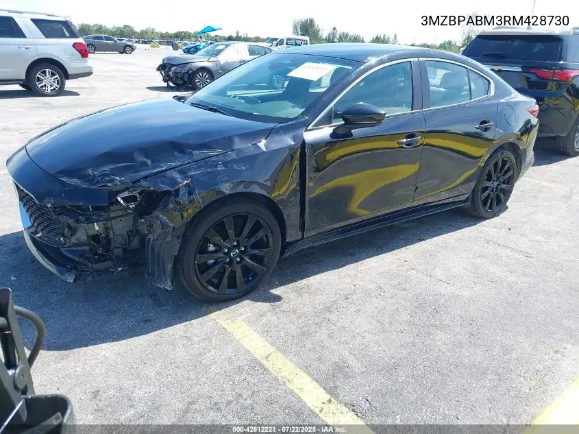 2024 Mazda Mazda3 2.5 S Select Sport VIN: 3MZBPABM3RM428730 Lot: 42812223