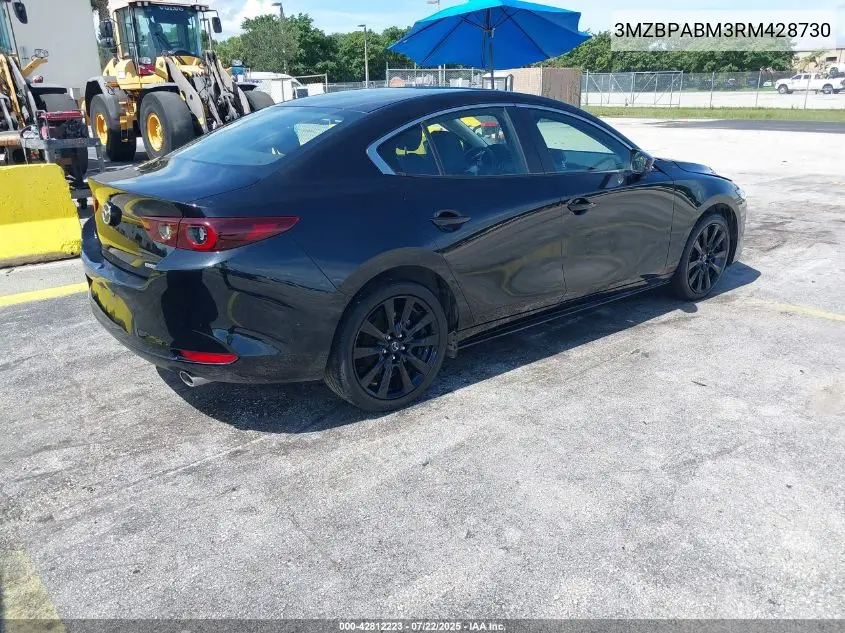 2024 Mazda Mazda3 2.5 S Select Sport VIN: 3MZBPABM3RM428730 Lot: 42812223