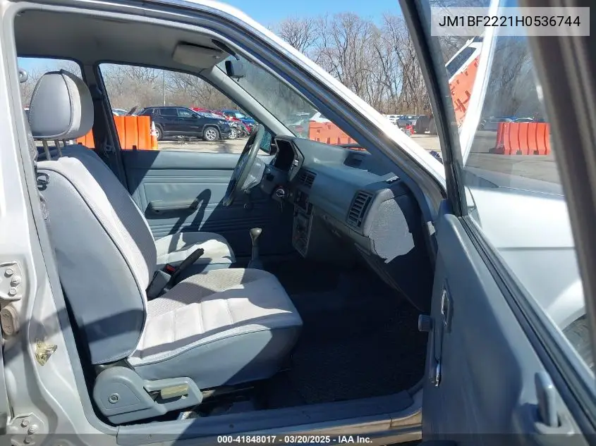 1987 Mazda 323 VIN: JM1BF2221H0536744 Lot: 41848017