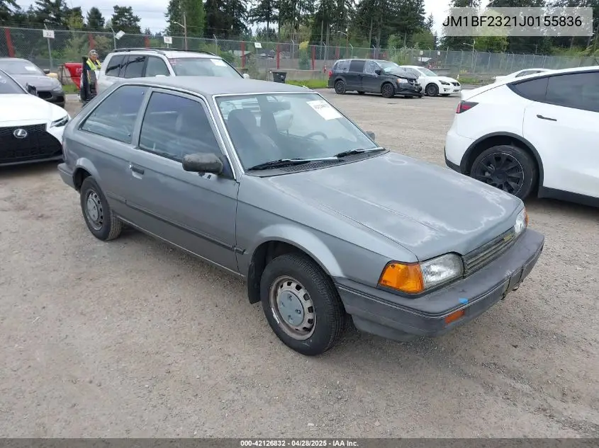 1988 Mazda 323 VIN: JM1BF2321J0155836 Lot: 42126832