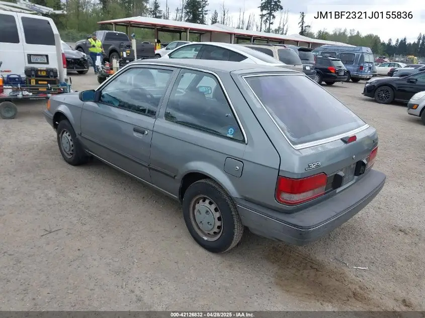 1988 Mazda 323 VIN: JM1BF2321J0155836 Lot: 42126832
