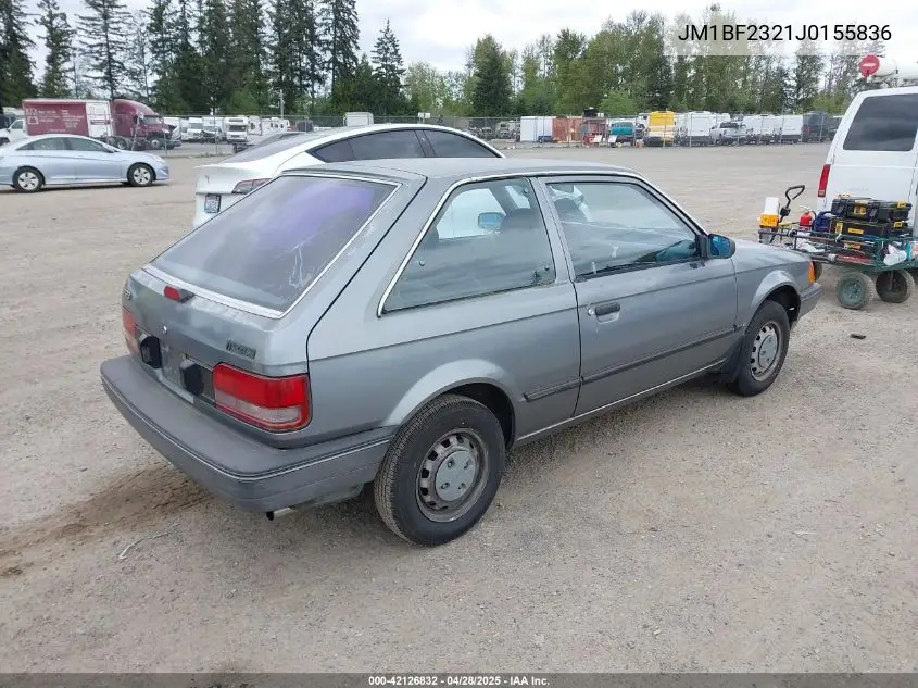 1988 Mazda 323 VIN: JM1BF2321J0155836 Lot: 42126832