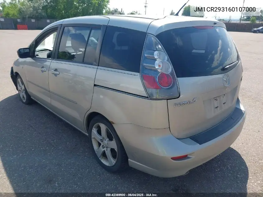 2006 Mazda Mazda5 Sport VIN: JM1CR293160107000 Lot: 42369900