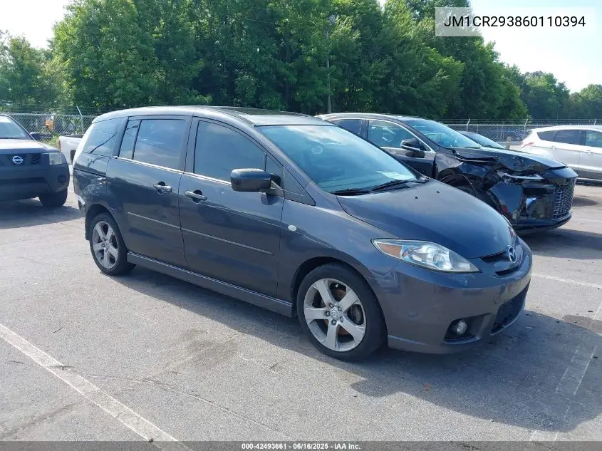 2006 Mazda 5 Touring VIN: JM1CR293860110394 Lot: 42493661