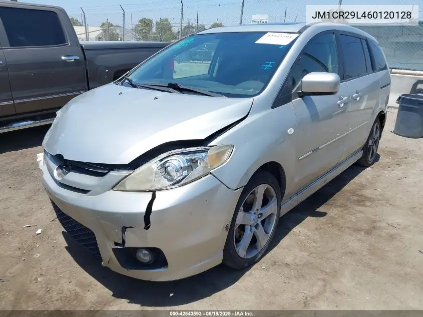 2006 Mazda Mazda5 Touring VIN: JM1CR29L460120128 Lot: 42543593
