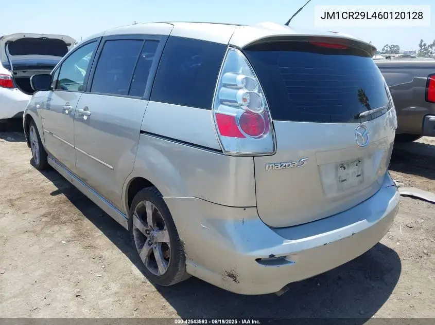 2006 Mazda Mazda5 Touring VIN: JM1CR29L460120128 Lot: 42543593