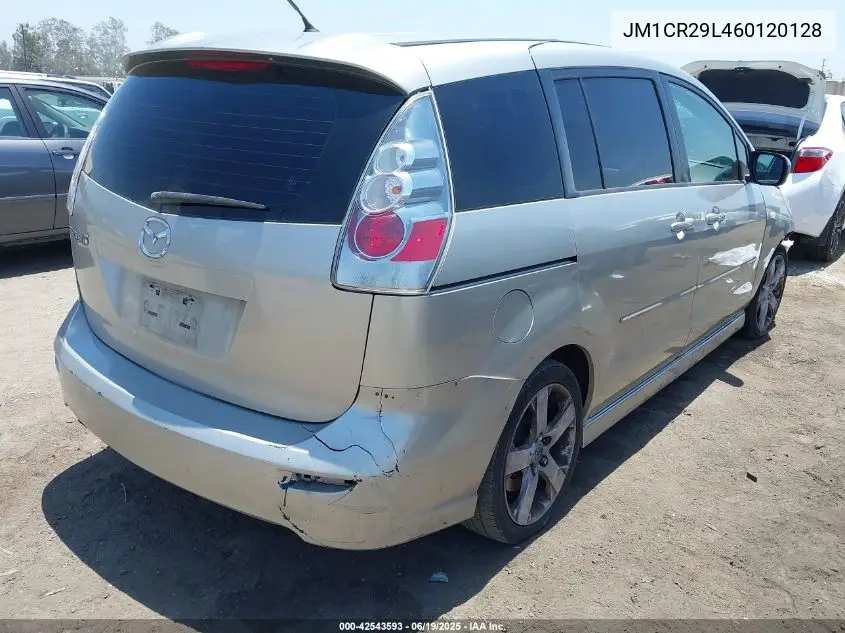 2006 Mazda Mazda5 Touring VIN: JM1CR29L460120128 Lot: 42543593