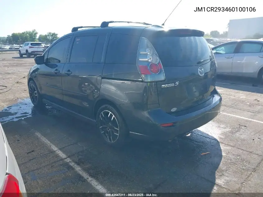 2006 Mazda Mazda5 Sport VIN: JM1CR293460100106 Lot: 42547211