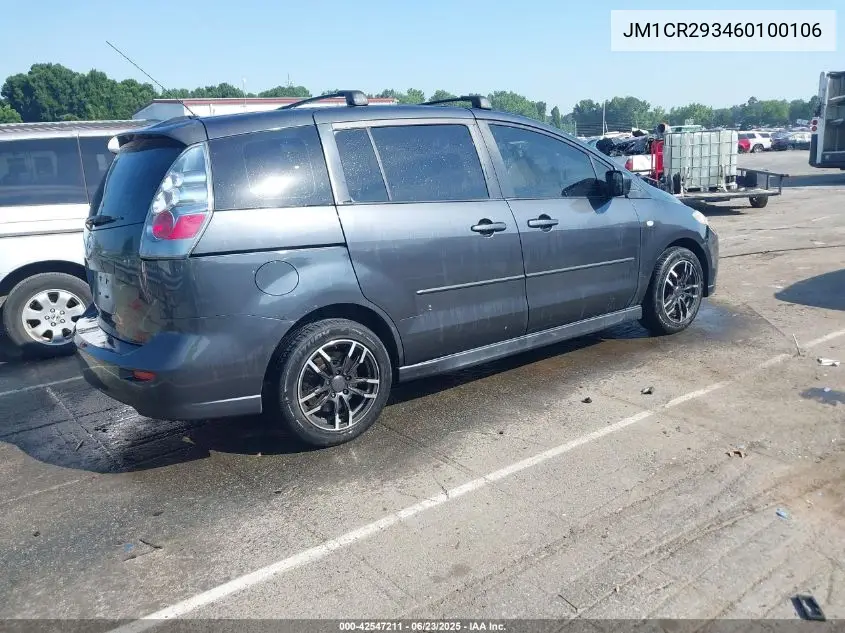 2006 Mazda Mazda5 Sport VIN: JM1CR293460100106 Lot: 42547211