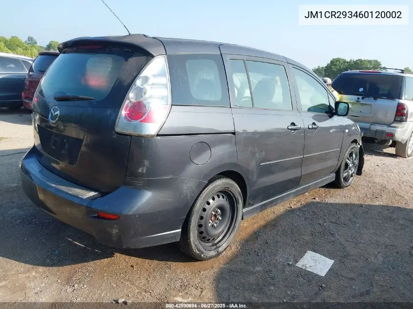 2006 Mazda Mazda5 Touring VIN: JM1CR293460120002 Lot: 42590694