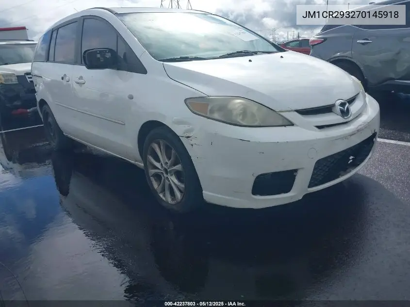 2007 Mazda Mazda5 Touring VIN: JM1CR293270145918 Lot: 42237803