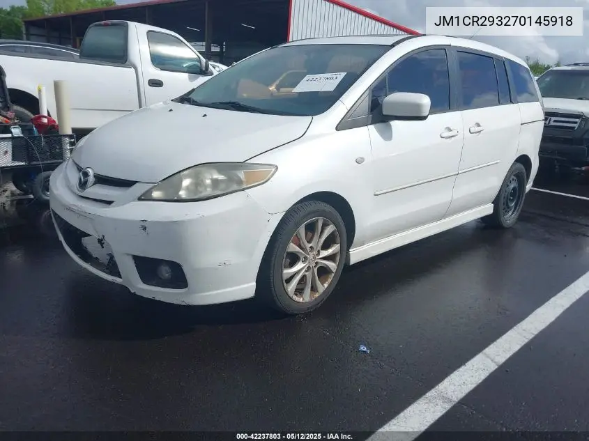 2007 Mazda Mazda5 Touring VIN: JM1CR293270145918 Lot: 42237803