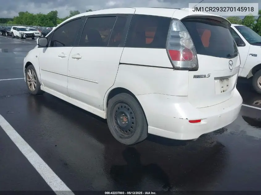 2007 Mazda Mazda5 Touring VIN: JM1CR293270145918 Lot: 42237803