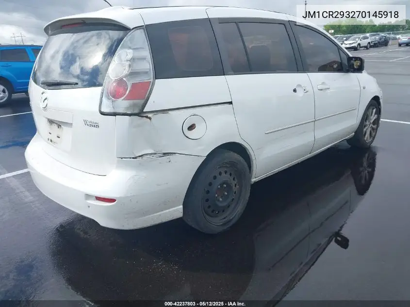 2007 Mazda Mazda5 Touring VIN: JM1CR293270145918 Lot: 42237803
