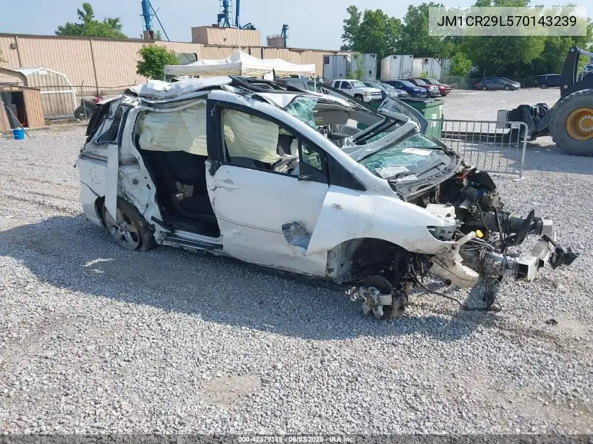 2007 Mazda Mazda5 Touring VIN: JM1CR29L570143239 Lot: 42379159