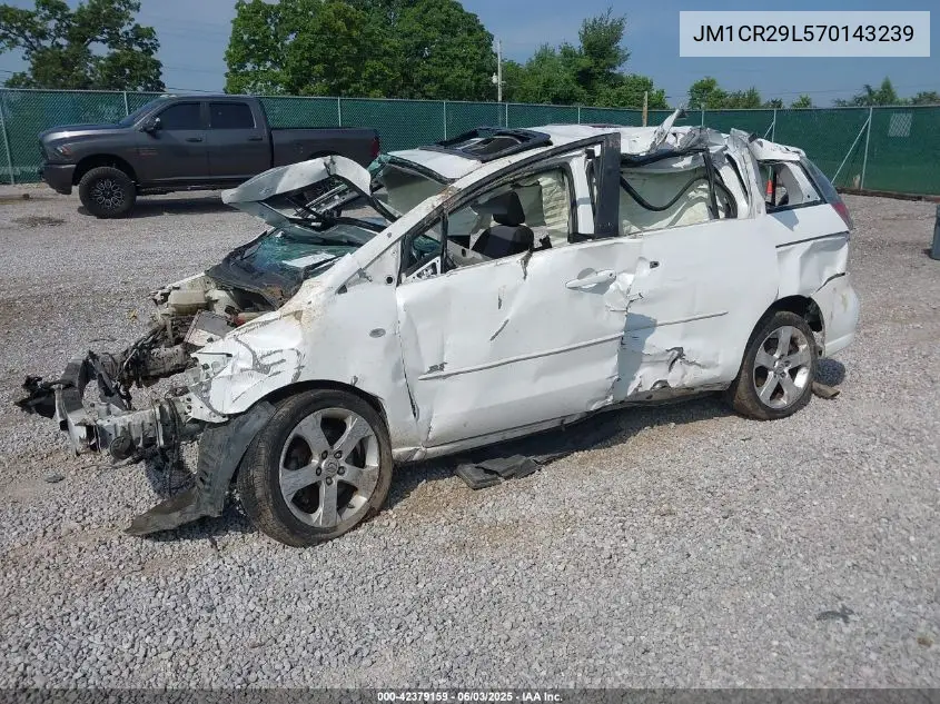 2007 Mazda Mazda5 Touring VIN: JM1CR29L570143239 Lot: 42379159