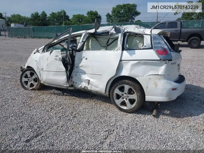 2007 Mazda Mazda5 Touring VIN: JM1CR29L570143239 Lot: 42379159
