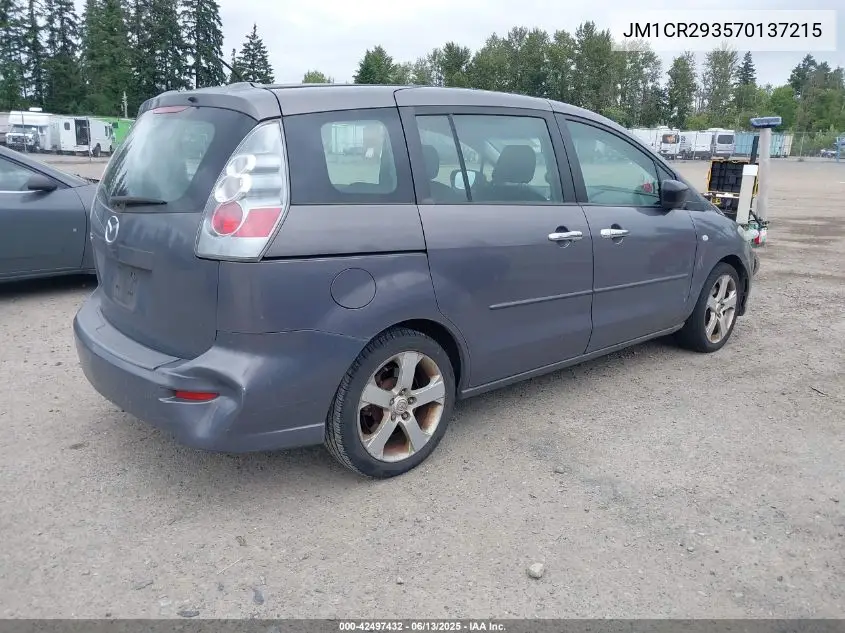 2007 Mazda Mazda5 Sport VIN: JM1CR293570137215 Lot: 42497432