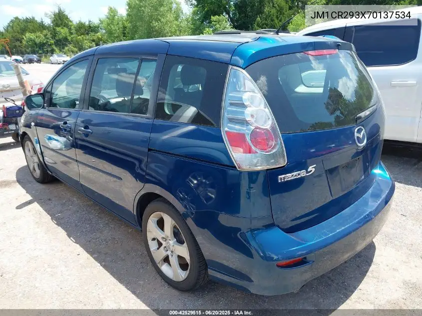 2007 Mazda Mazda5 Sport VIN: JM1CR293X70137534 Lot: 42529515