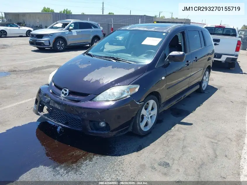 2007 Mazda Mazda5 Touring VIN: JM1CR293270155719 Lot: 42548983