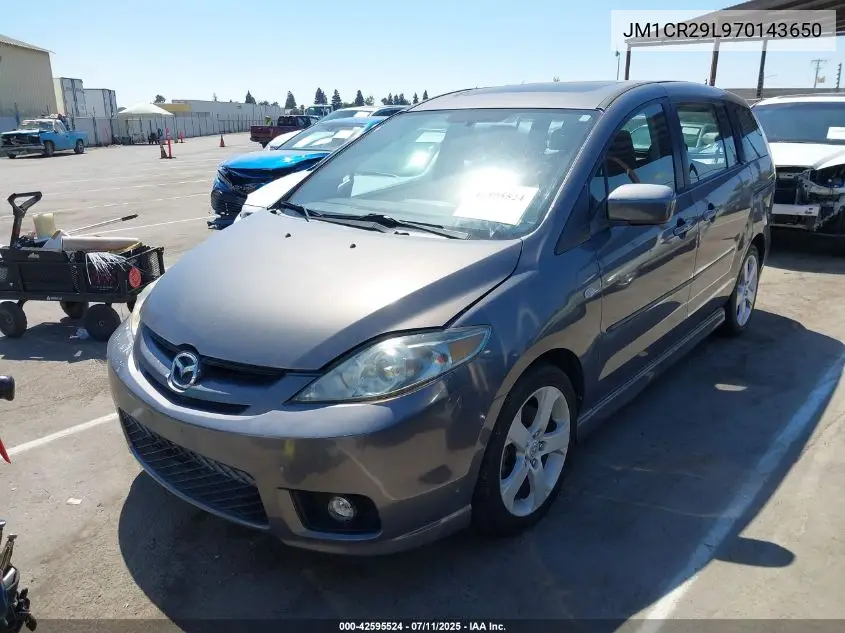 2007 Mazda Mazda5 Touring VIN: JM1CR29L970143650 Lot: 42595524