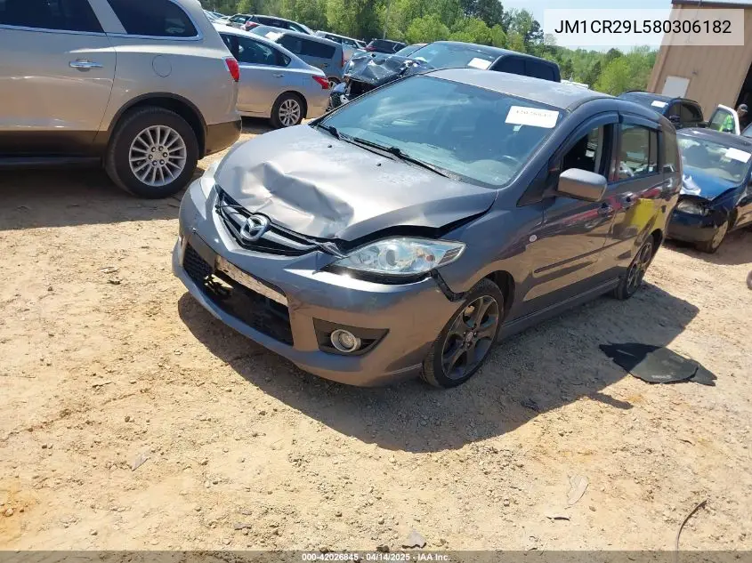 2008 Mazda Mazda5 Sport VIN: JM1CR29L580306182 Lot: 42026845
