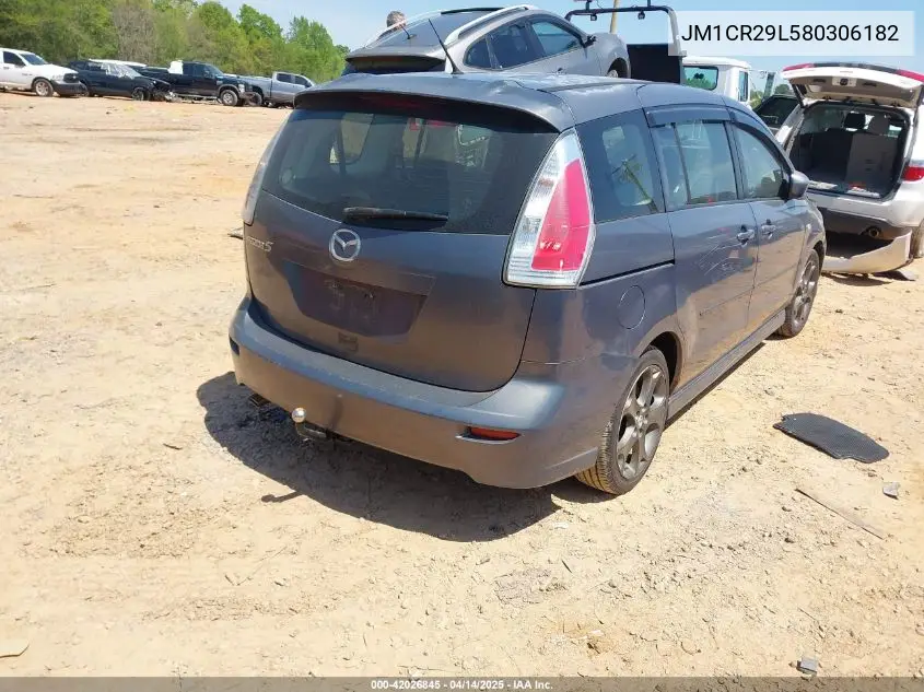 2008 Mazda Mazda5 Sport VIN: JM1CR29L580306182 Lot: 42026845