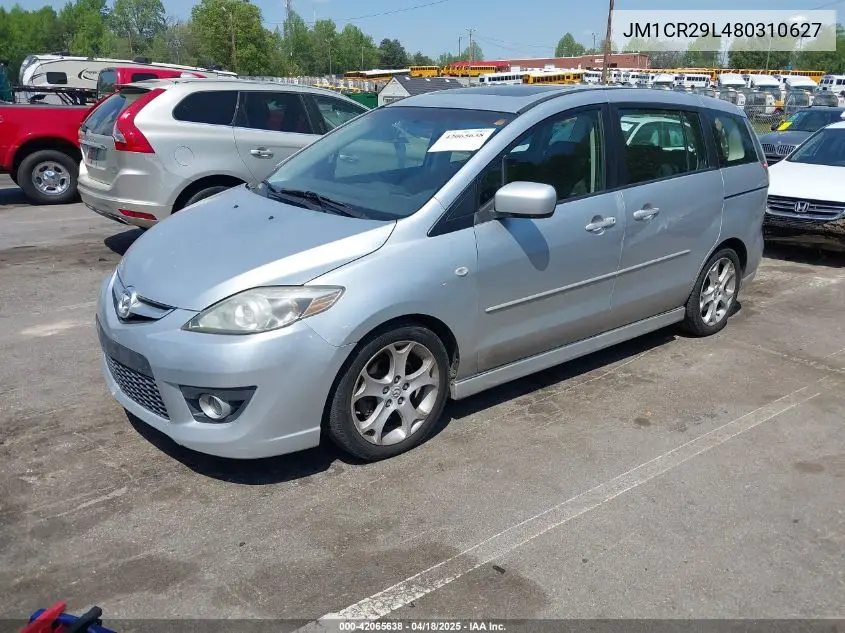 2008 Mazda Mazda5 Touring VIN: JM1CR29L480310627 Lot: 42065638